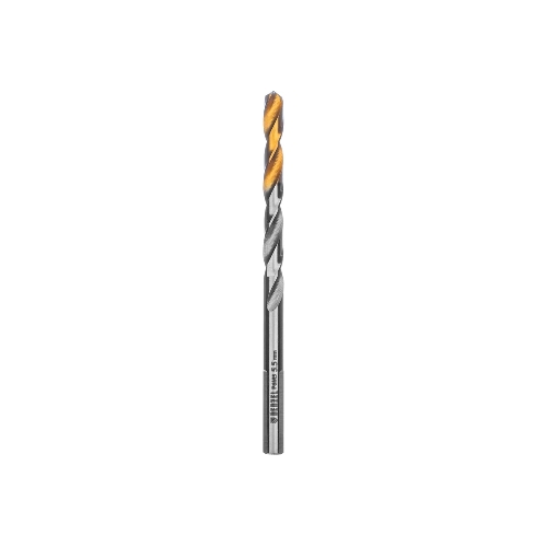 Сверло спиральное по металлу Denzel 5,5 x 93мм, Р6М5, Golden Tip