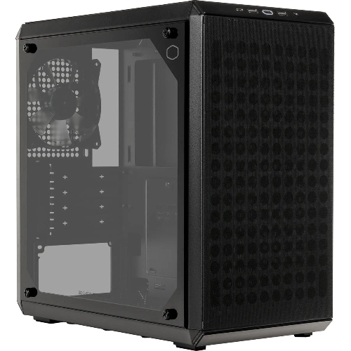 Компьютерный корпус Cooler Master MasterBox Q300L V2 черный без БП mATX 4x120мм 1x140мм 2xUSB3.0 audio bott PSU