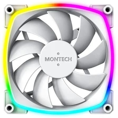Вентилятор для корпуса MONTECH AX120 PWM белый, 120 мм, 1600 об/мин, 27 дБ, 4 pin