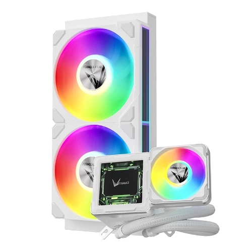 Система жидкостного охлаждения Formula V Line Cryo Wing Digi 240 WH, 240мм, LCD 2.73