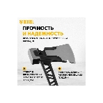 Топор цельнокованый Denzel 600 г, двухкомпонентная обрезиненная рукоятка