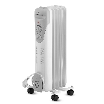 Обогреватель масляный Vitek VT-1707 W (5 секций) белый, 1000 Вт, 10 м2, термостат