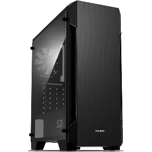 Компьютерный корпус MidiTower Zalman S3 TEMPERED GLASS WINDOW black