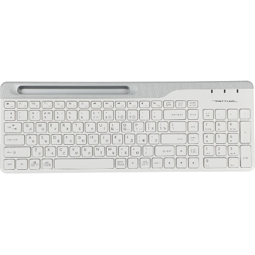Клавиатура беспроводная A4Tech Fstyler FBK25, USB, Bluetooth/Радиоканал, белый/серый