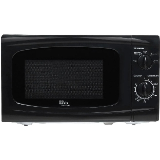 Микроволновая печь Oasis MW-70UB черный, 20 л, 700 Вт, переключатели - поворотный механизм