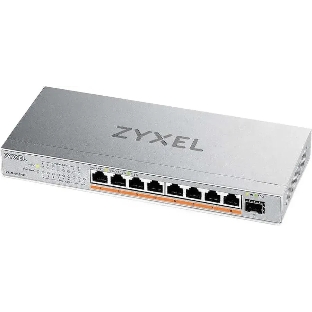 Коммутатор Zyxel XMG-108HP-EU0101F (L2) 8x2.5 Гбит/с 1SFP+ 8PoE++ 100W неуправляемый