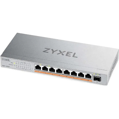 Коммутатор Zyxel XMG-108HP-EU0101F (L2) 8x2.5 Гбит/с 1SFP+ 8PoE++ 100W неуправляемый
