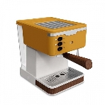 Кофеварка эспрессо BQ CM2006 желтый, исп. кофе - молотый, 1.7 л, 850 Вт, 20 бар