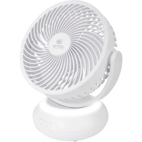 Вентилятор Royal Clima RSF-0701E-WT белый, настольный, 5 Вт, 3 скорости, 17 см