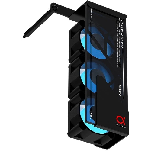 Вентилятор для процессора ALSEYE AS.03.08.0001 (C-RAM-Alpha-B) Product Size: 145.9 x 82 x 38.3мм Number of fans: 3 Size: 40 x 40 x 20мм Material: 1мм SPCC thick sheet metal Surface treatment: Powder coated black on the surface Box: Black Leaf: Milk white Luminous effect: internally emitting ARGb Speed: 1000-3500RPM Ou