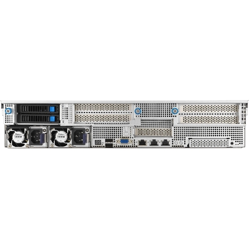 Серверная платформа ASUS RS521A-E12-RS24U, 2U, 1 x SP5 LGA 6096 360W, 24 x DDR5 6400/4800*, 24x 3.5'' NVMe hsb + 2x 2.5'' SATA, 2x M.2 22110, up to 1 PCIe Gen5 x8 LP + 1 OCP3.0, 2 x 1GbE RJ-45 LAN Intel i350-AM2, 1+1 2000W