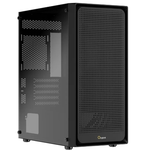 Компьютерный корпус Ocypus Gaммa C50 без БП черный (Gaммa-C50-BKG000XX-GL)