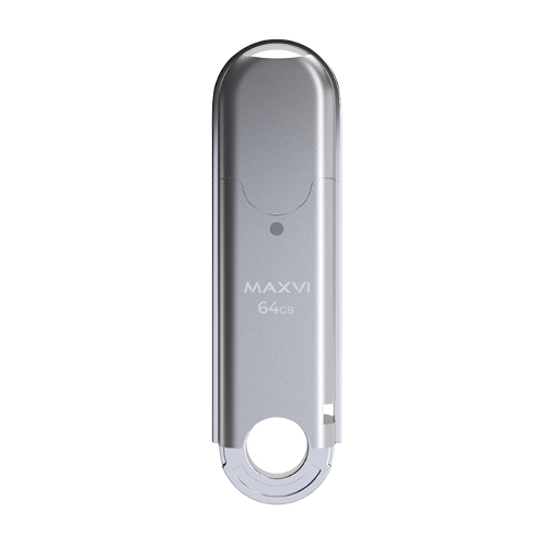 Флешка USB 2.0 64Gb Maxvi P2 серебристый