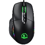 Мышь проводная Jet.A Panteon PS120 черный, 6200 dpi, USB, кнопки - 8