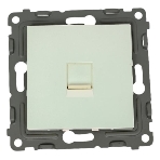 Розетка компьютерная 1-м TOKOV ELECTRIC СП Pixel RJ45 кат.5E механизм перламутр.
