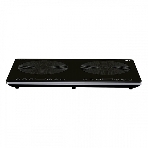 Индукционная плитка BQ HP105W Black-Silver, Мощность 3500 Вт (2000 Вт левая конфорка + 1500 Вт правая конфорка)