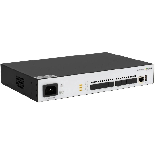 Коммутатор управляемый SNR 2+, 8 x 1/10GE SFP+. Питание: 220V AC