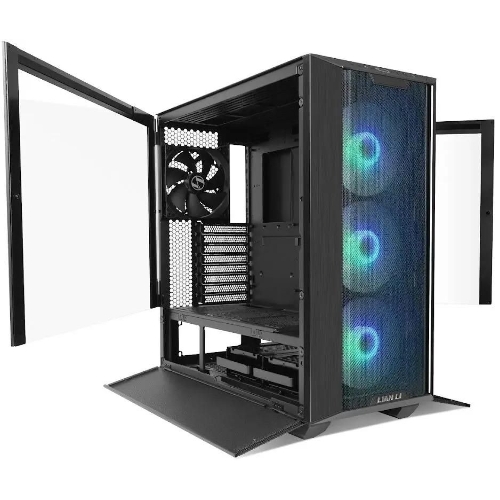 Компьютерный корпус Lian-Li Lancool III RGB черный без БП ATX 10x120мм 3x140мм 2xUSB 3.0 audio bott PSU