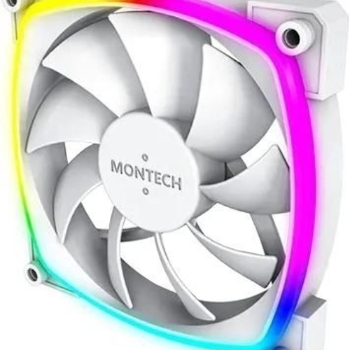 Вентилятор для корпуса MONTECH AX120 PWM белый, 120 мм, 1600 об/мин, 27 дБ, 4 pin