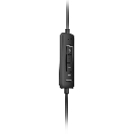 Гарнитура Acer OHW309 чёрный, проводная, USB/mini jack 3.5 мм