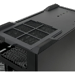 Компьютерный корпус без блока питания HSPD F711-TGbK, Panoramic Full Tower, Black, TG, 0.7 SPCC, no fans ATX, mATX, mITX 190/420/280мм 2x2.5