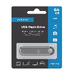 Флешка USB 2.0 64Gb Maxvi P2 серебристый