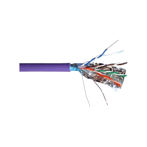 Кабель информационный Lanmaster TWT-5EFTP-NGLS cat.5e FTP 4 пары 24AWG нг(А)-LS внутренний 305м фиолетовый