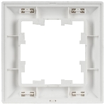 Рамка 1-м IEK BR-M12-12-K91 BRITE РУ-1-БрАБ арктич. бел./бел.