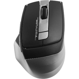 Мышь беспроводная A4Tech Fstyler FG35 серый/черный, 2000 dpi, радиоканал, USB, кнопки - 6