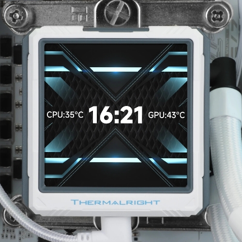 Водяное охлаждение для процессора Water Cooling System Thermalright Frozen Warframe 360 Ultra White Argb (360мм, White, ARGb/Fans: 3x120мм, 70.84CFM, 29.8dBA, 2000RPM/Pump height 60мм, 23dBA, 3000RPM, Rad thickness 27mm/S: 1200, 1700, 1851, 2011, 2066, 115X, AM5, AM4)