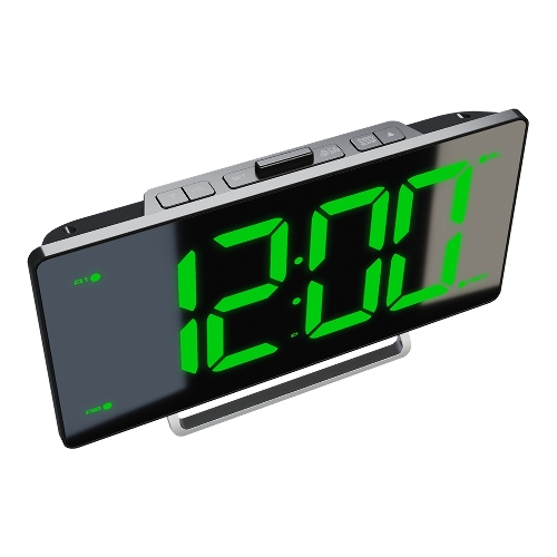 Радиочасы Soundmax SM-1561U (черный с зеленым)