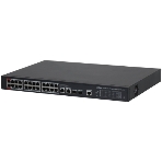 Коммутатор Dahua DH-S4228-24GT-360, 24×1 Гбит/с + 2×1 Гбит/с + 2×1 Гбит/с SFP, управляемый