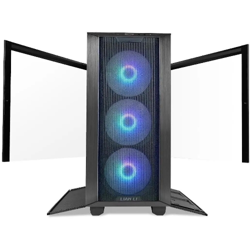 Компьютерный корпус Lian-Li Lancool III RGB черный без БП ATX 10x120мм 3x140мм 2xUSB 3.0 audio bott PSU