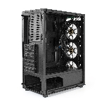 Компьютерный корпус Miditower ExeGate i3 BASE-NPX600 (ATX, БП 600NPX с вент. 12 см, с окном, 1*USB+1*USB 3.0, аудио, 4 вент. 12см с RGb подсветкой)
