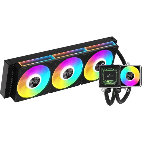 Система жидкостного охлаждения Formula V Line Cryo Wing Digi 360 BK, 360мм, LCD 2.73