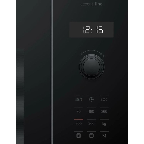 Микроволновая печь встраиваемая Bosch BEL454MB1F 6 Series, 900Вт,LED-display,AutoPilot 8, 25 л, гриль, черный, 382x594x388 мм
