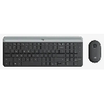 Комплект клавиатура+мышь Logitech MK470 беспроводной, USB, 1000 DPI, чёрный