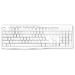 Клавиатура Oklick K225W беспроводная, радиоканал, белый