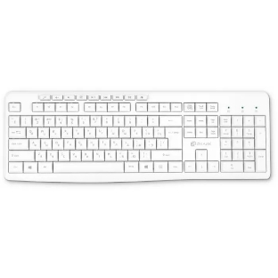 Клавиатура Oklick K225W беспроводная, радиоканал, белый