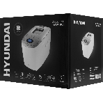 Хлебопечка Hyundai HYBM-4083 850 Вт, белый/серебристый