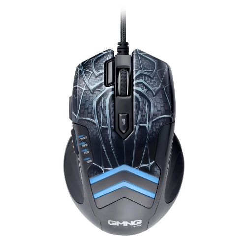 Мышь проводная GMNG XM007 черный/красный, 10000 dpi, USB, кнопки - 7