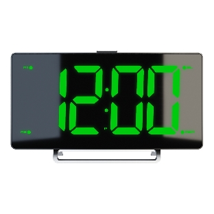 Радиочасы Soundmax SM-1561U (черный с зеленым)