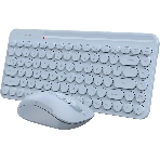 Комплект клавиатура+мышь A4Tech FStyler FG3200 Air Blue беспроводной, USB, 2000 DPI, голубой