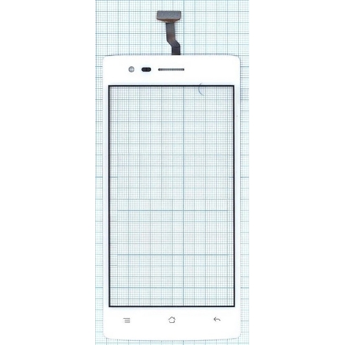 Сенсорное стекло (тачскрин) для OPPO Neo 5 (2015), белое