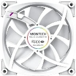 Вентилятор для корпуса MONTECH AX120 PWM белый, 120 мм, 1600 об/мин, 27 дБ, 4 pin