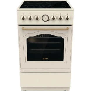 Плита электрическая Gorenje GECS5B70CLI бежевый, конфорок 4 электрических, духовка 70 л, 50 см x 85 см x 59.4 см