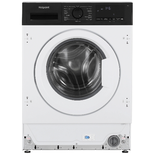 Стиральная машина встраиваемая Hotpoint WBIH 8490 VWB белый, загрузка фронтальная 8 кг, 1400 об/мин, класс А
