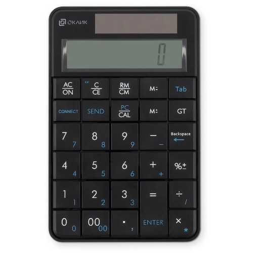 Цифровой блок Oklick K604W беспроводная, радиоканал, чёрный