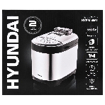 Хлебопечка Hyundai HYBM-4081 550 Вт, черный/серебристый