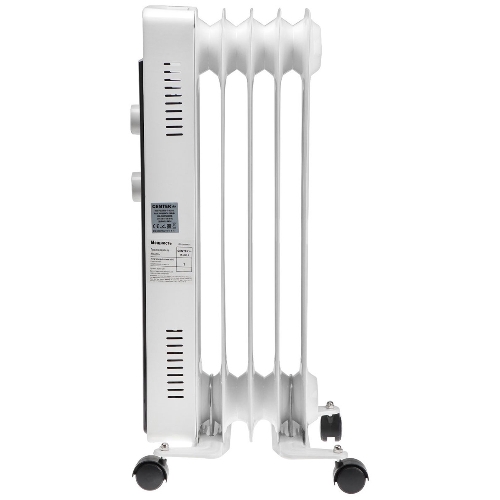 Обогреватель масляный Centek CT-6221-5 (5 секций) белый, 400/600/1000 Вт, 12,5 м2, 3 режима, термостат